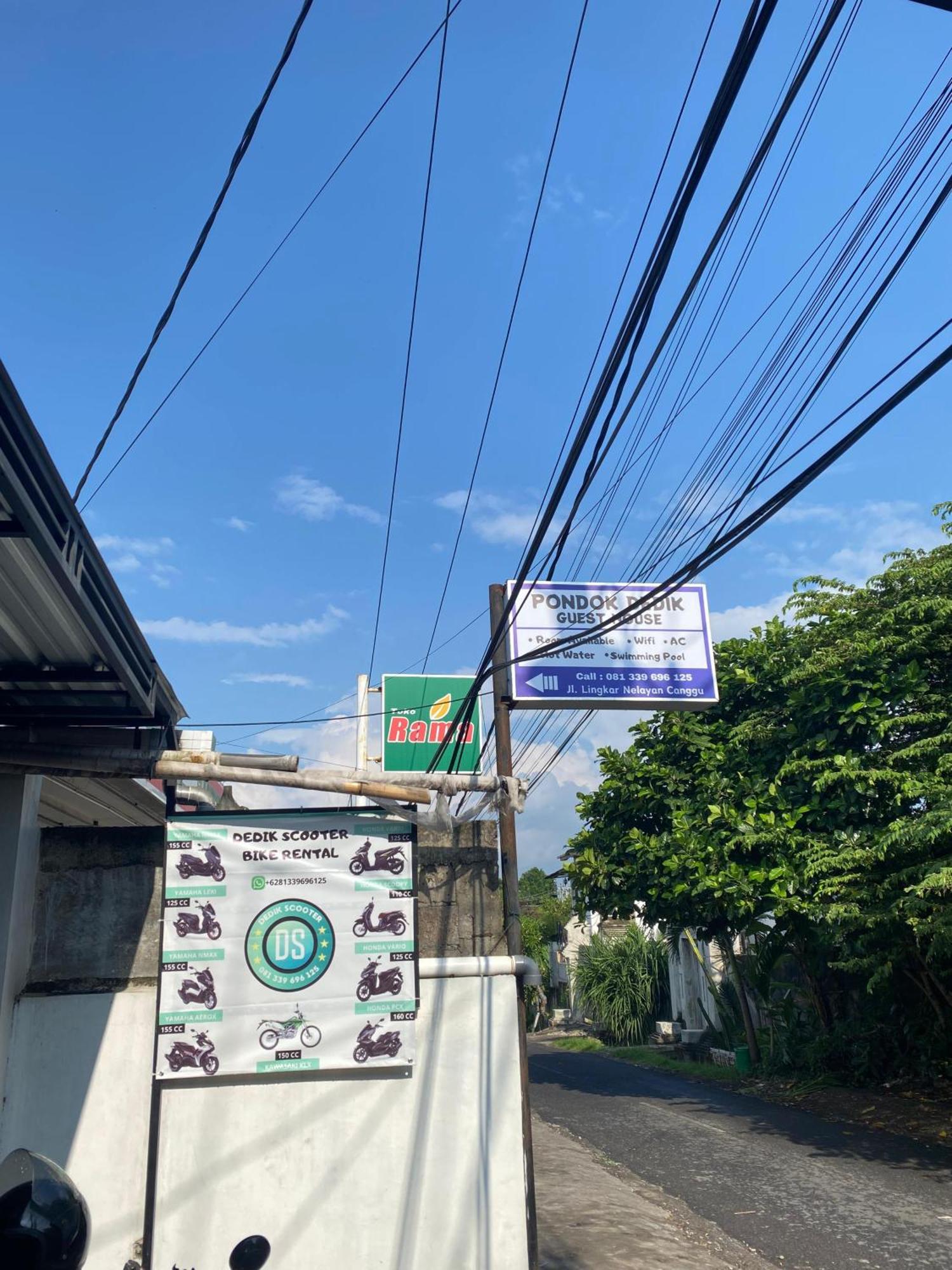 Pondok Dedik Hotel Canggu Екстериор снимка